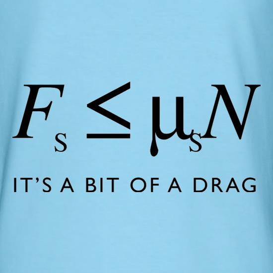 Friction It's A Bit Of A Drag t shirt